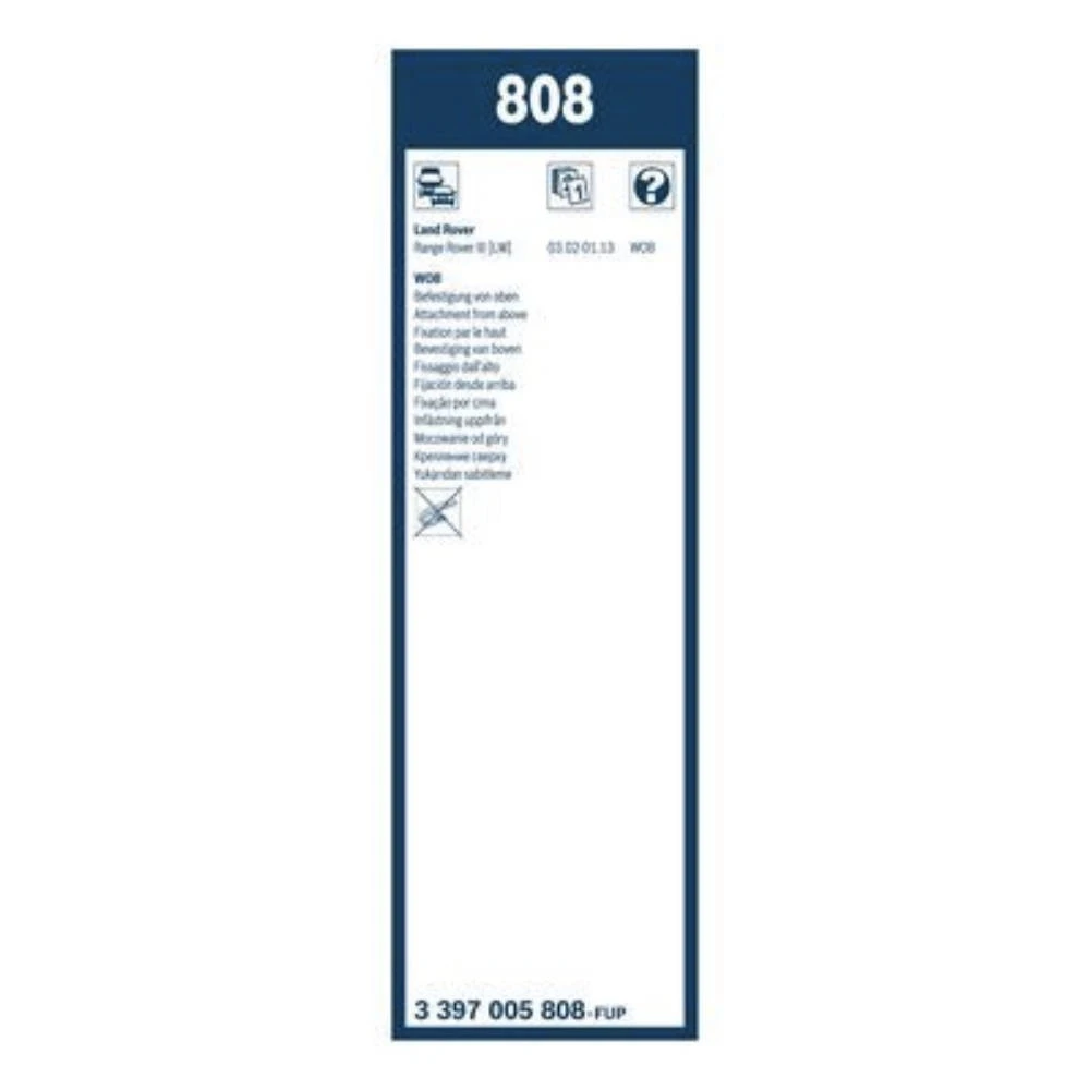 Komplet przednich wycieraczek BOSCH Twin 650 & 650 mm do Range Rover 2002-2013