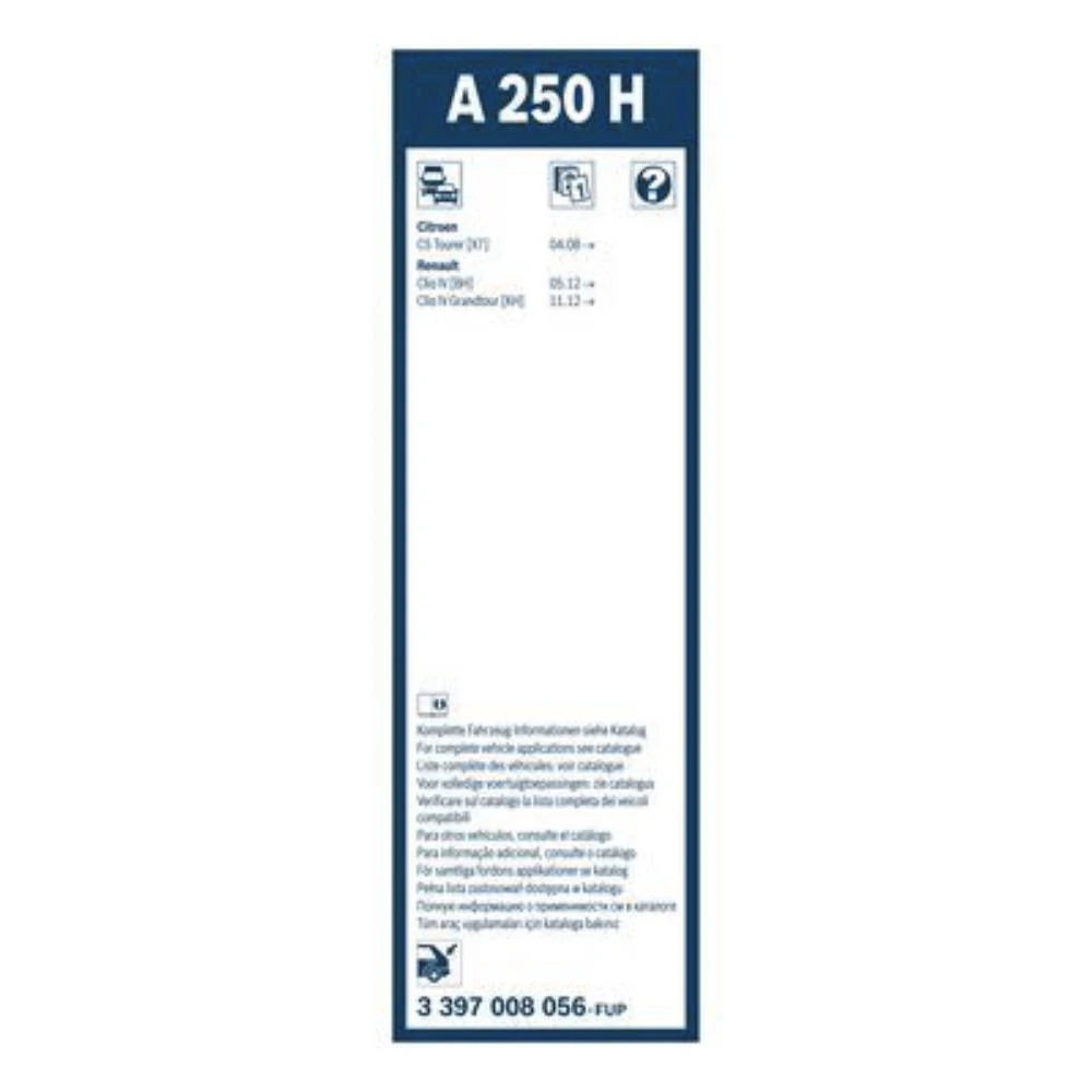 Tylna wycieraczka BOSCH Rear 250 mm do Renault 5 E-Tech 2025-2026