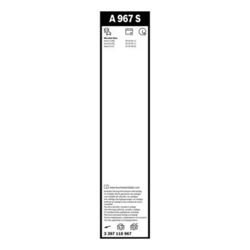 Komplet przednich wycieraczek BOSCH AeroTwin 650 & 580 mm do Toyota Sequoia 2 2007-2022