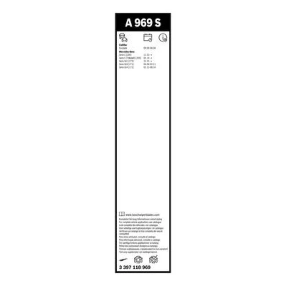 Komplet przednich wycieraczek BOSCH AeroTwin 550 & 550 mm do Mercedes Klasa C 2013-2014