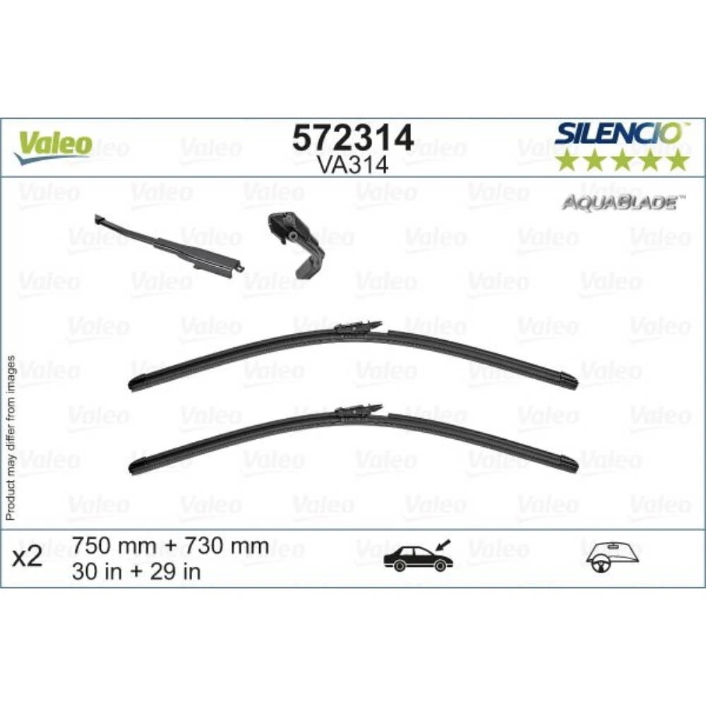 Дворники Valeo Aqua Blade для Ford S-MAX
