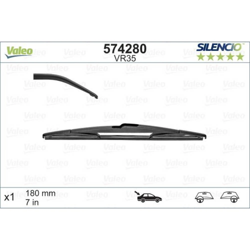 Tylna wycieraczka Valeo Silencio Rear 180 mm do DS DS4 2011-2018
