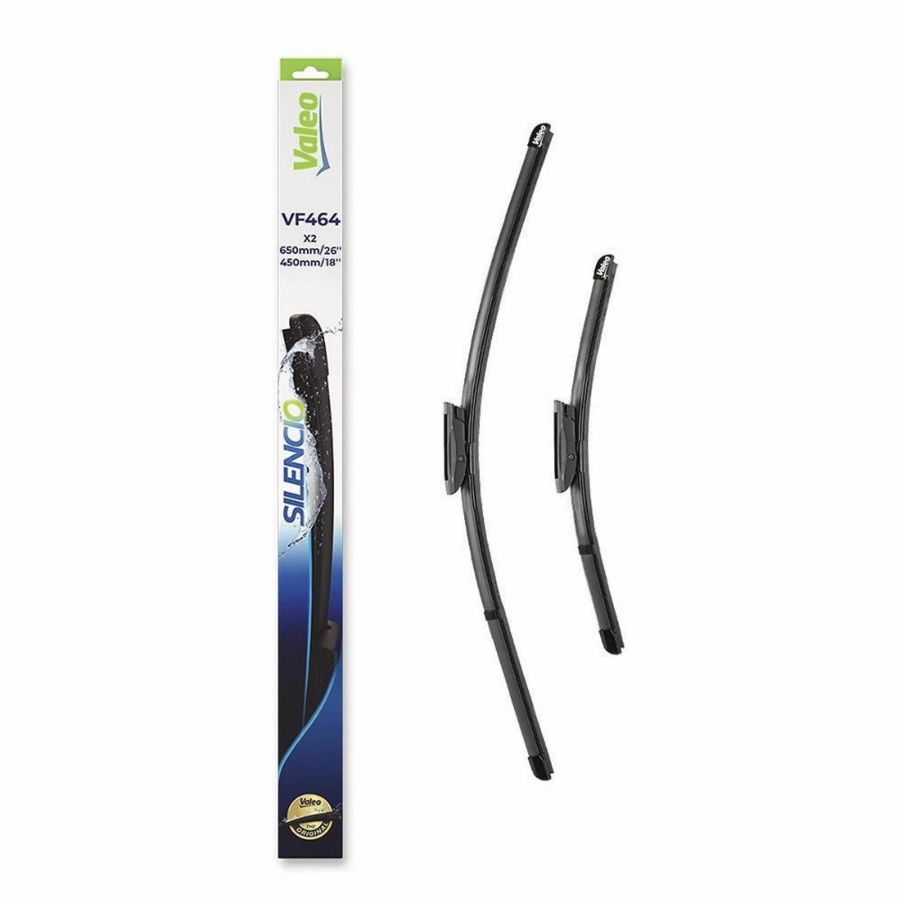 Komplet przednich wycieraczek Valeo Silencio Flat 650 & 450 mm do Peugeot Expert 3 2016-2026
