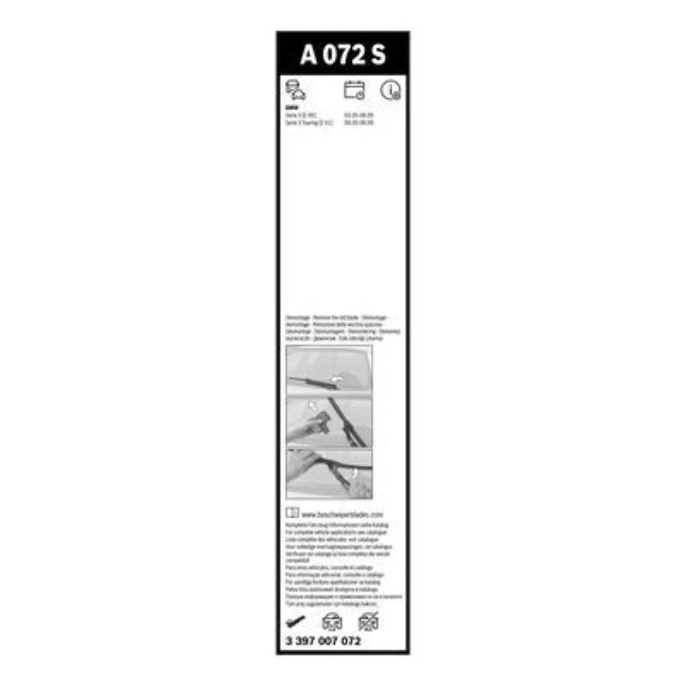 Komplet przednich wycieraczek BOSCH AeroTwin 600 & 475 mm do Alpina B3 | D3 Touring 2005-2009