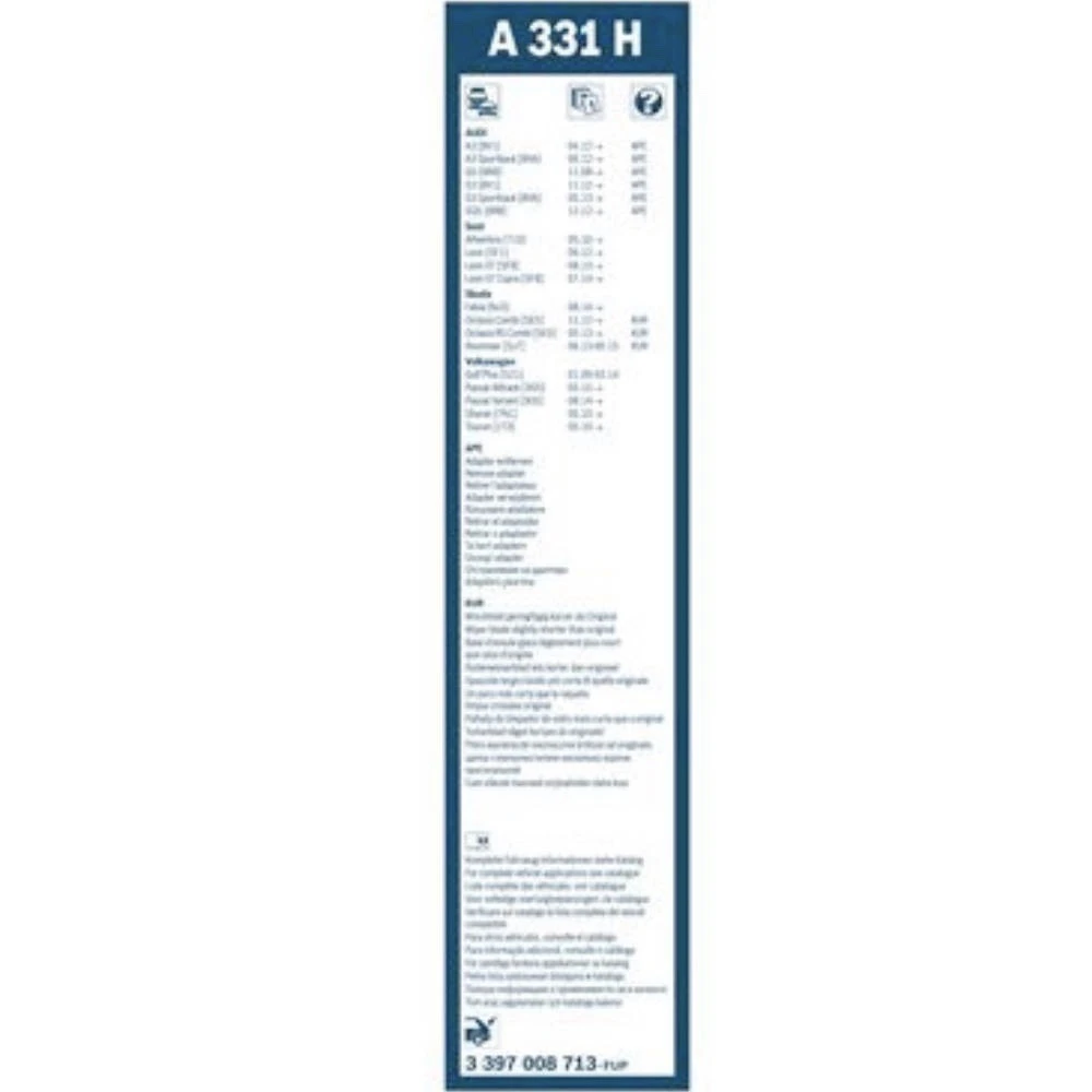Tylna wycieraczka BOSCH Rear 330 mm do SEAT Leon 3 2012-2020
