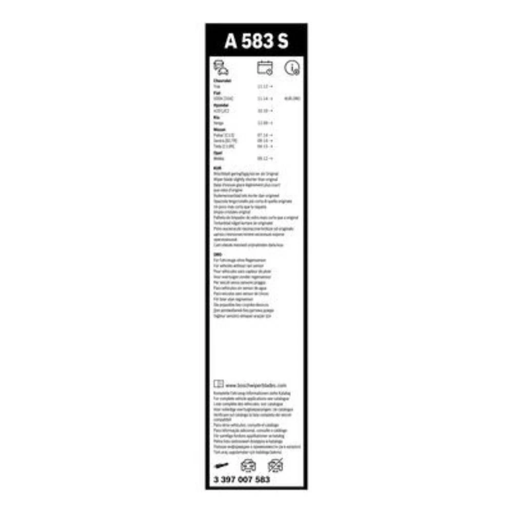 Komplet przednich wycieraczek BOSCH AeroTwin 650 & 340 mm do Buick Encore 2012-2017