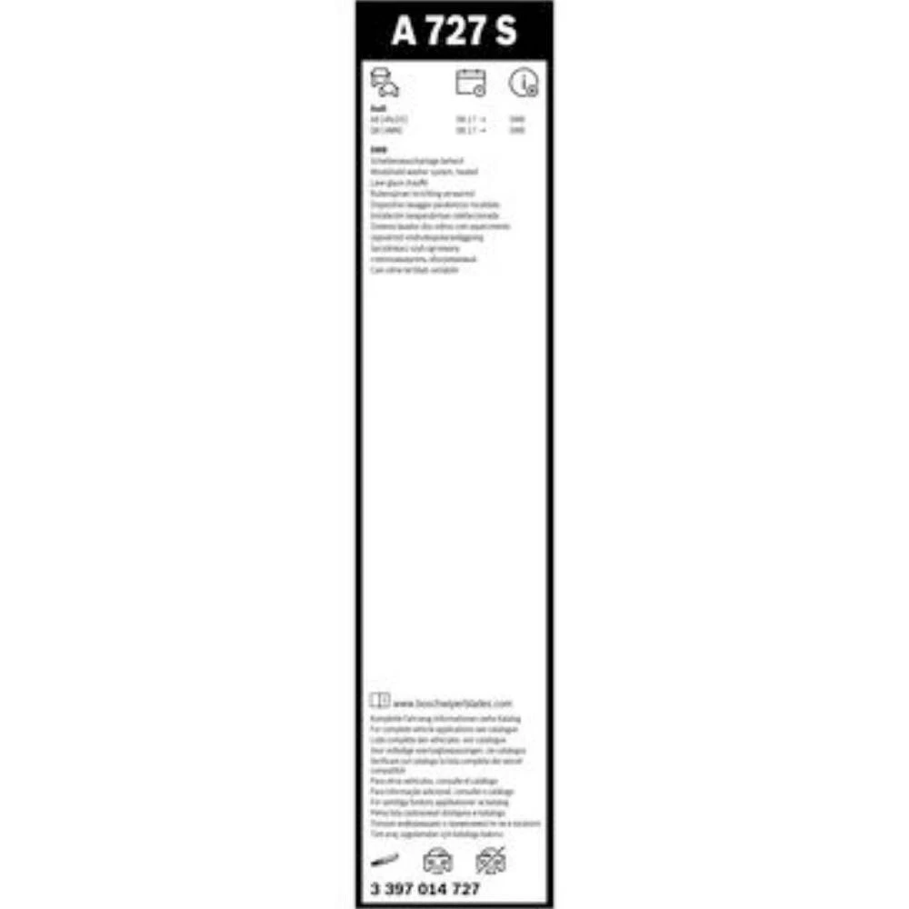 Komplet przednich wycieraczek BOSCH AeroTwin 650 & 500 mm do Audi e-tron GT 2020-2026