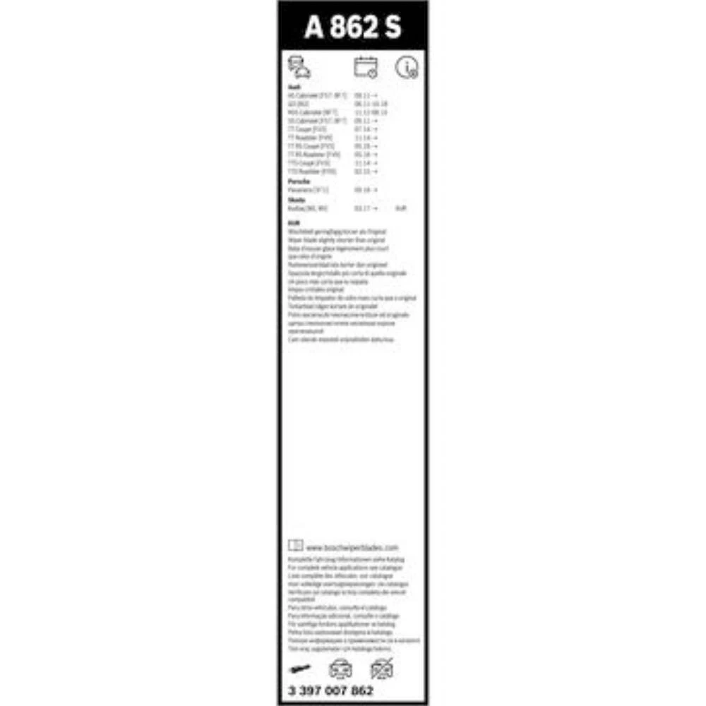 Komplet przednich wycieraczek BOSCH AeroTwin 600 & 530 mm do Avatr 11 2021-2026
