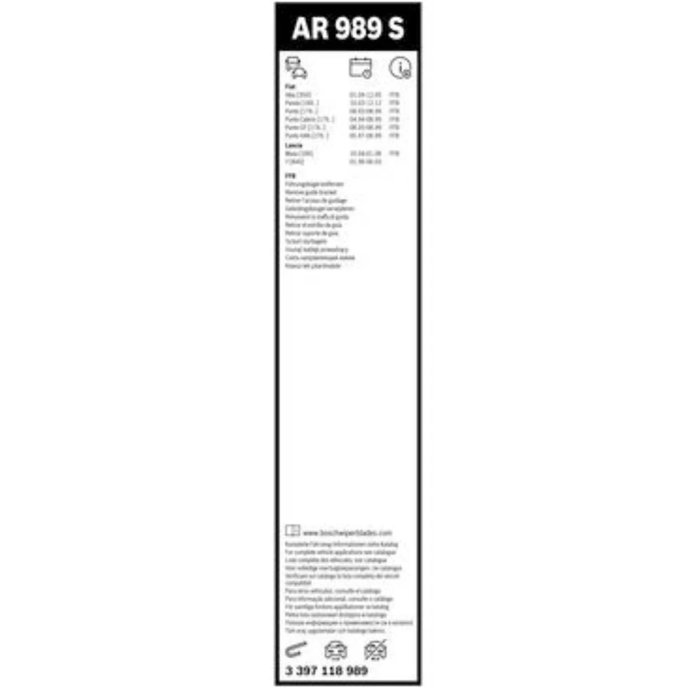 Комплект передних дворников BOSCH AeroTwin 580 & 400 мм для Lancia Y 1995-2003