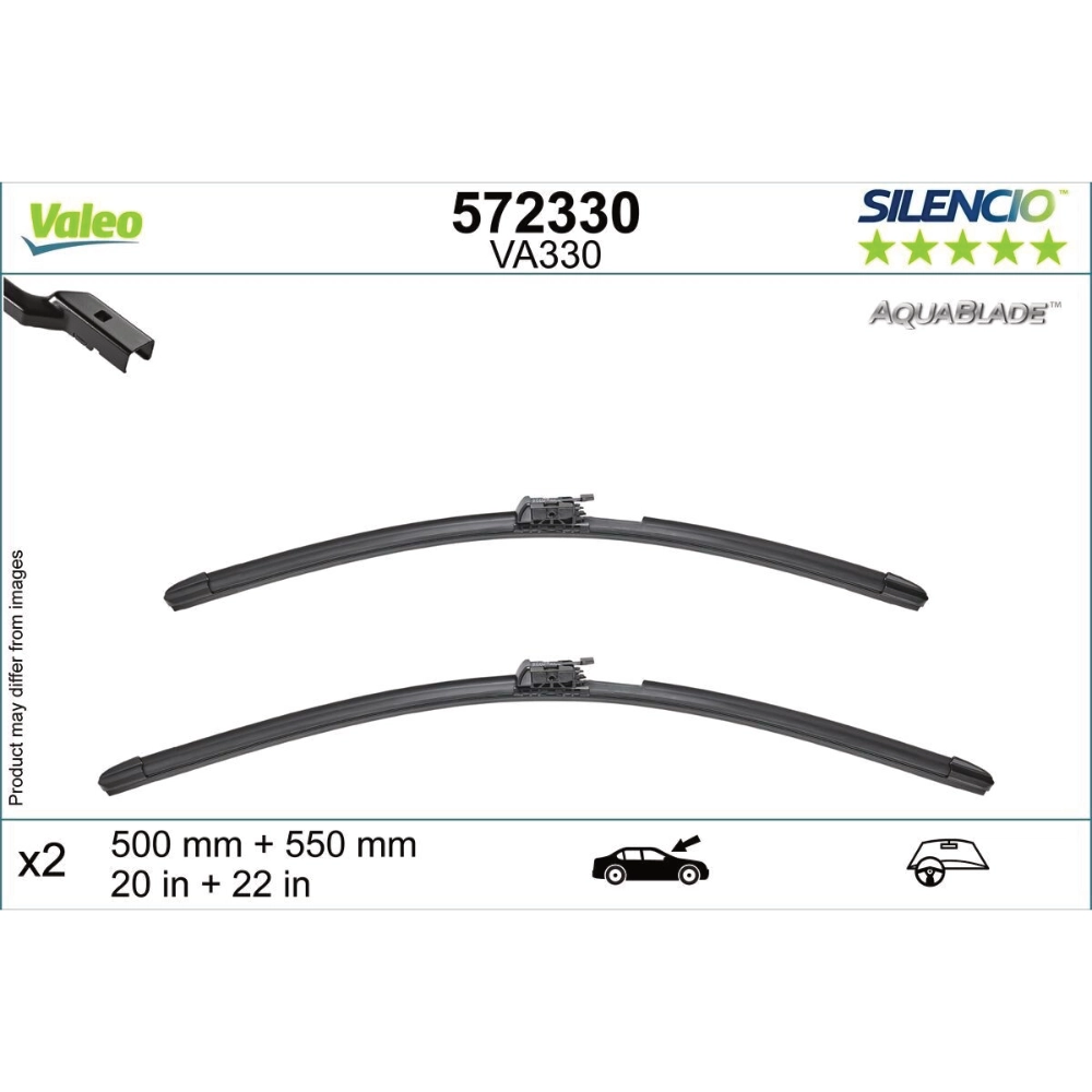 Wycieraczki Valeo Aqua Blade do Mercedes Klasa SL