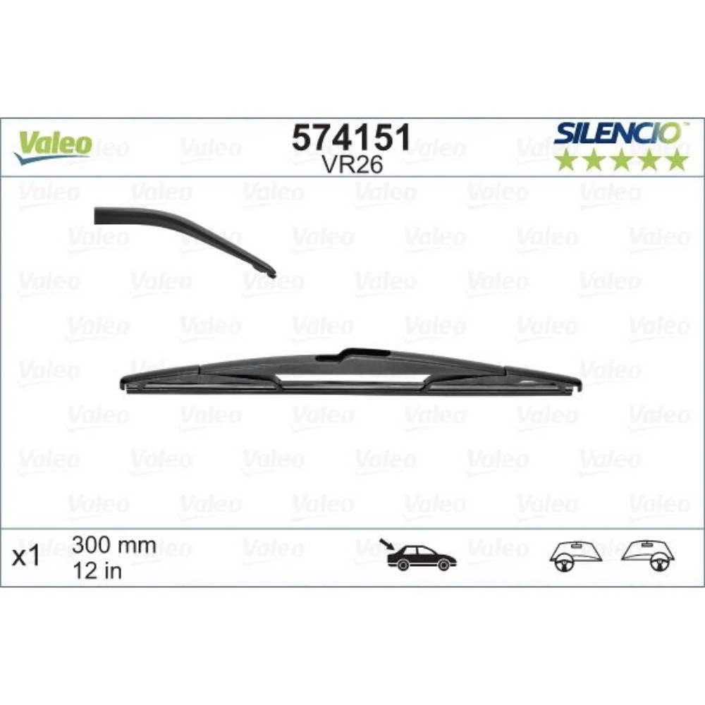 Tylna wycieraczka Valeo Silencio Rear 300 mm do Dacia Duster 1 2009-2012